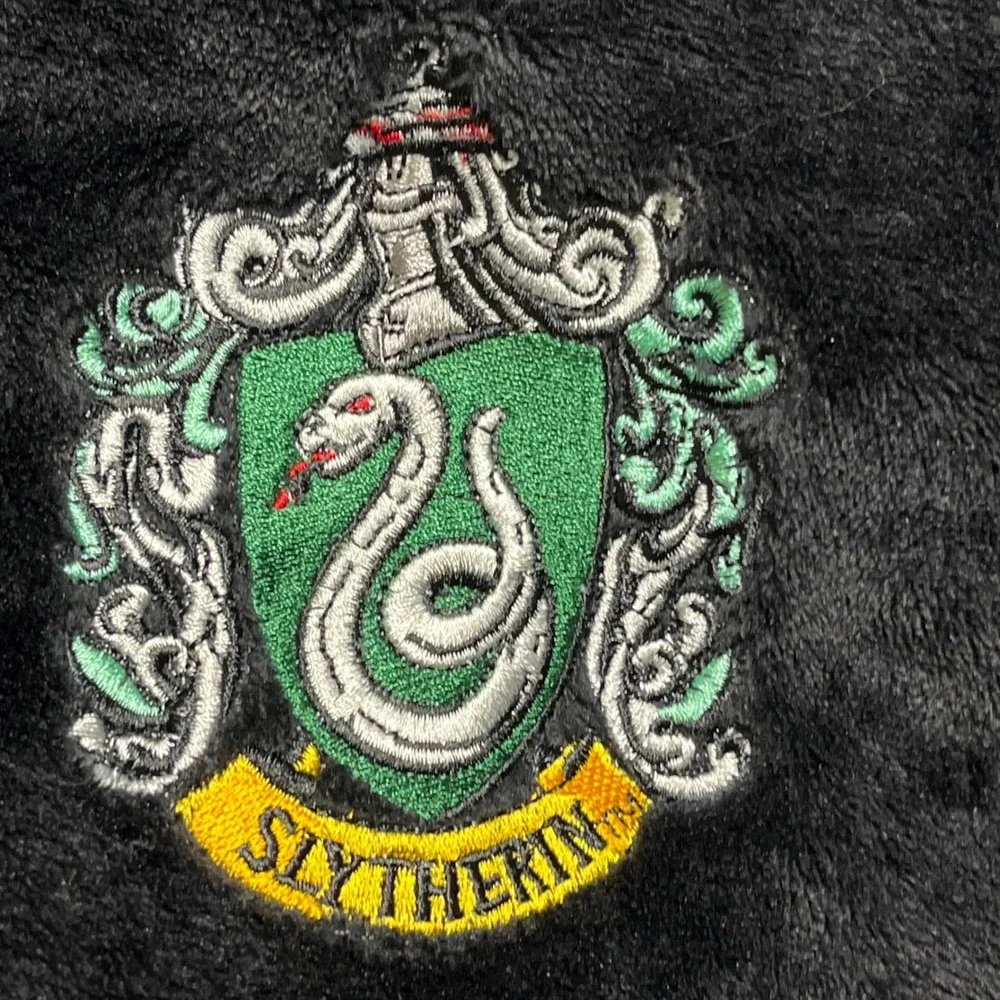 Harry Potter Robe Pajamas Hooded Plush‎ Black Green L XL